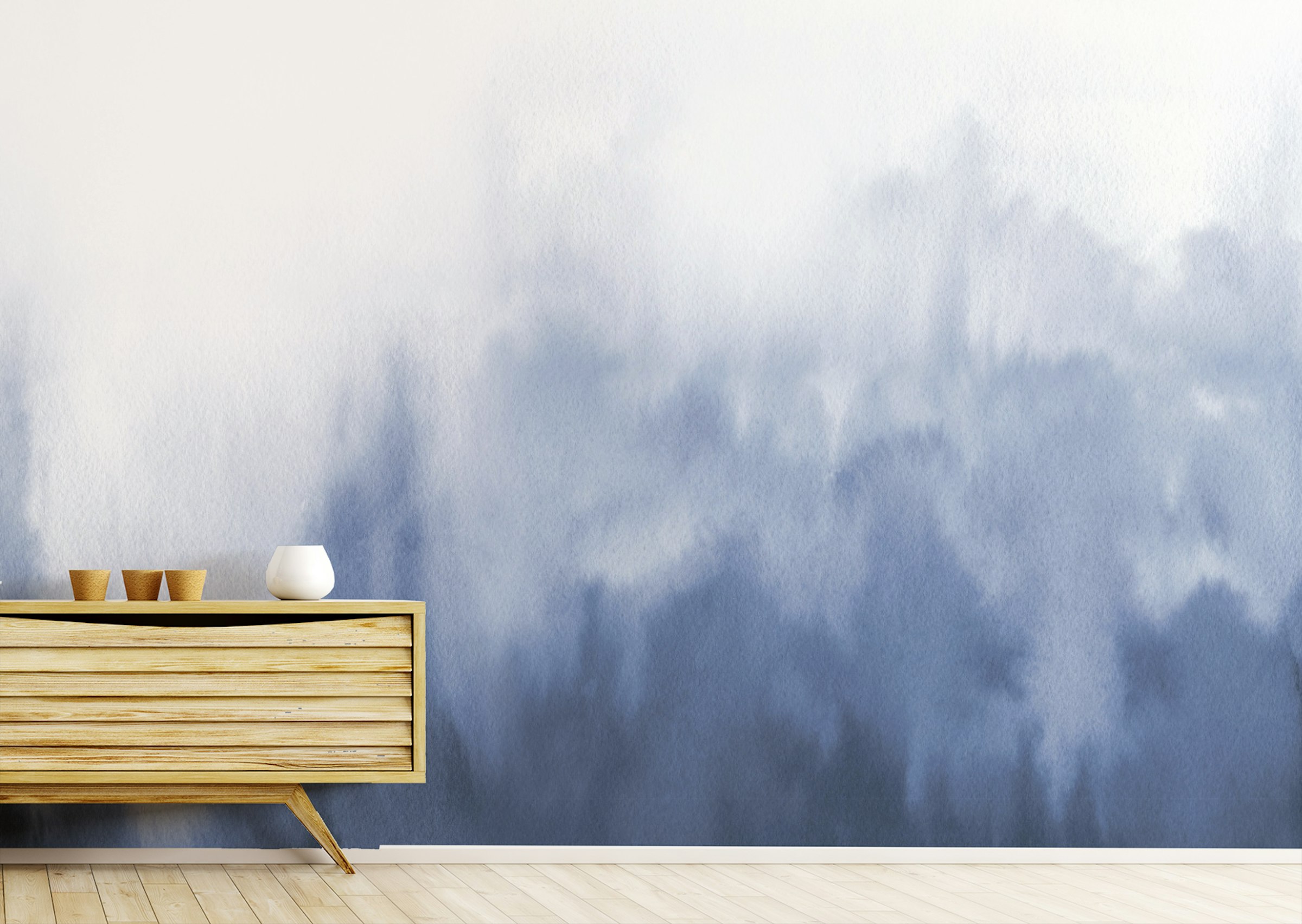 navy blue ombre wallpaper