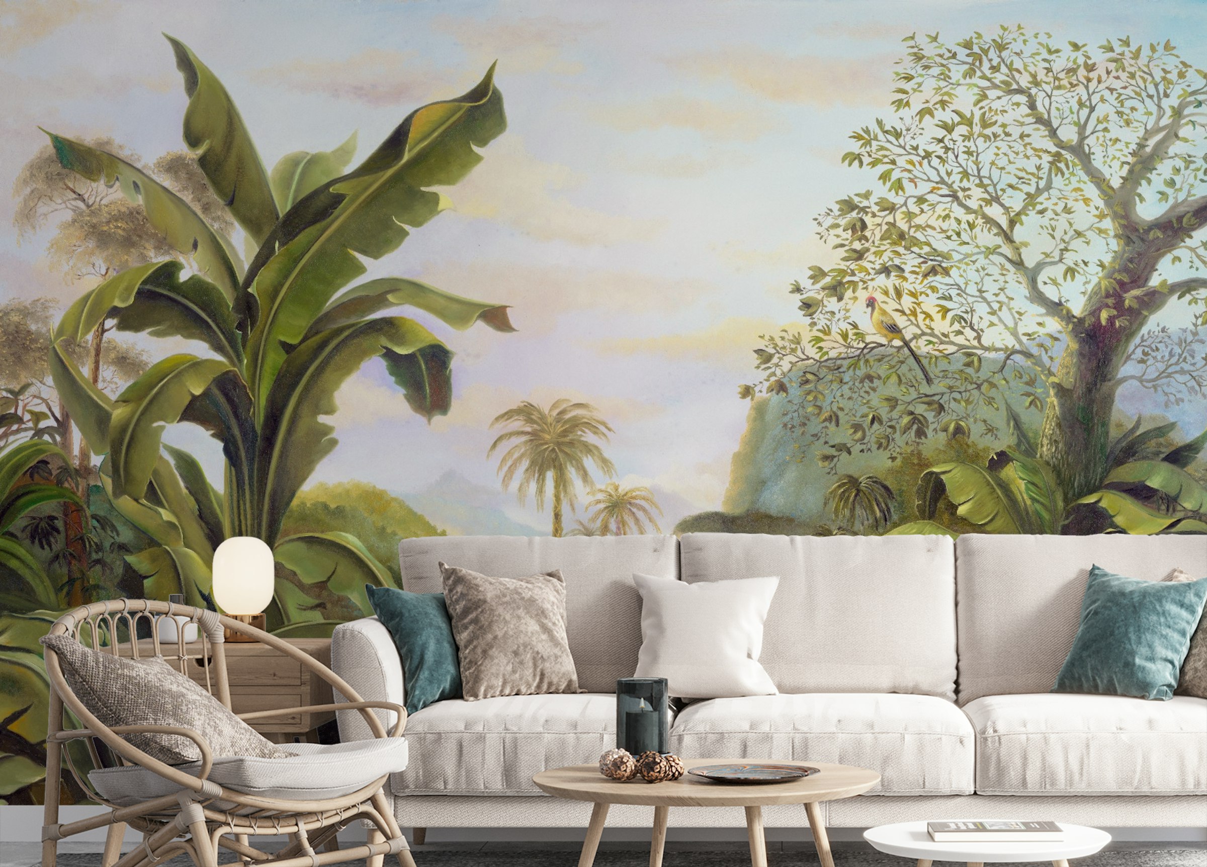 Peel and Stick Mythical Rainforest Kingdom Wall Murals