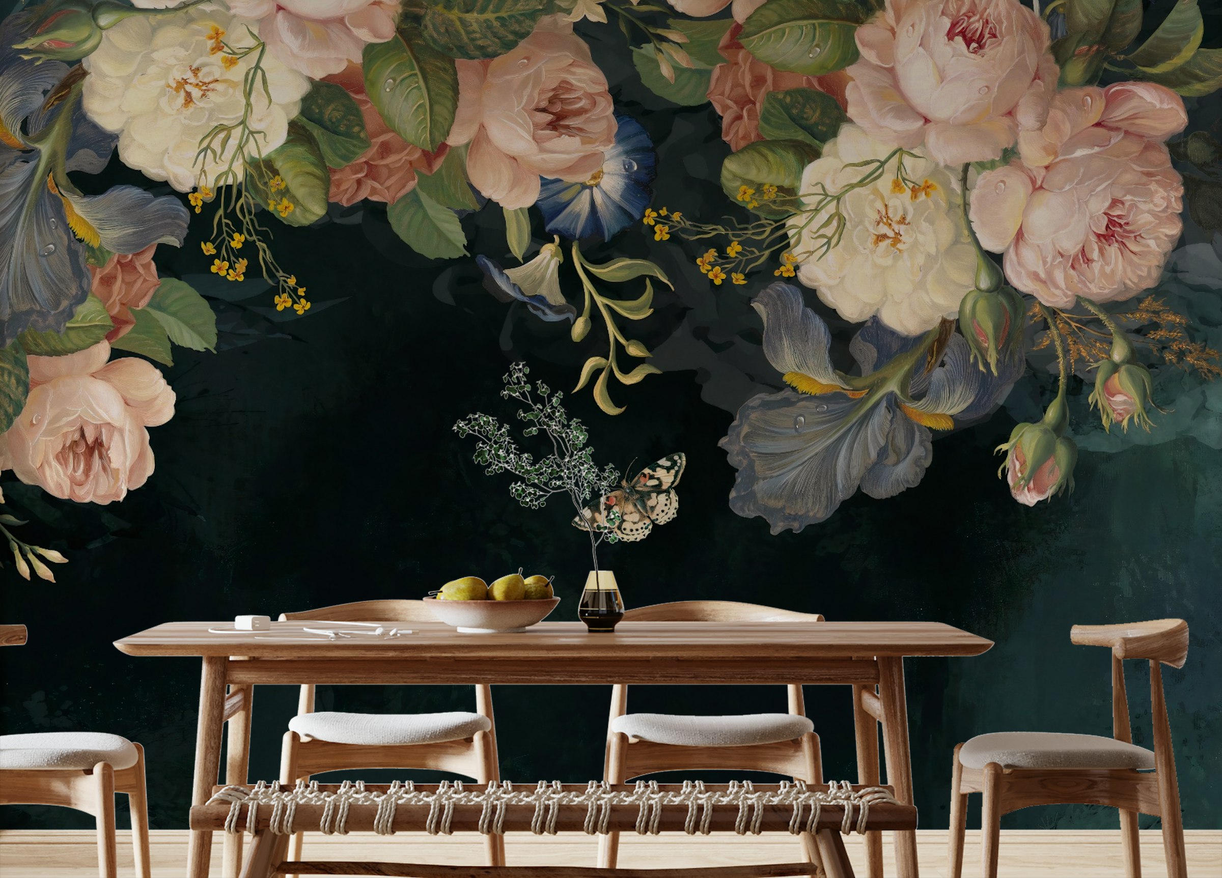 Custom made Arboreal Flowering Entrances Wallpaper Murals