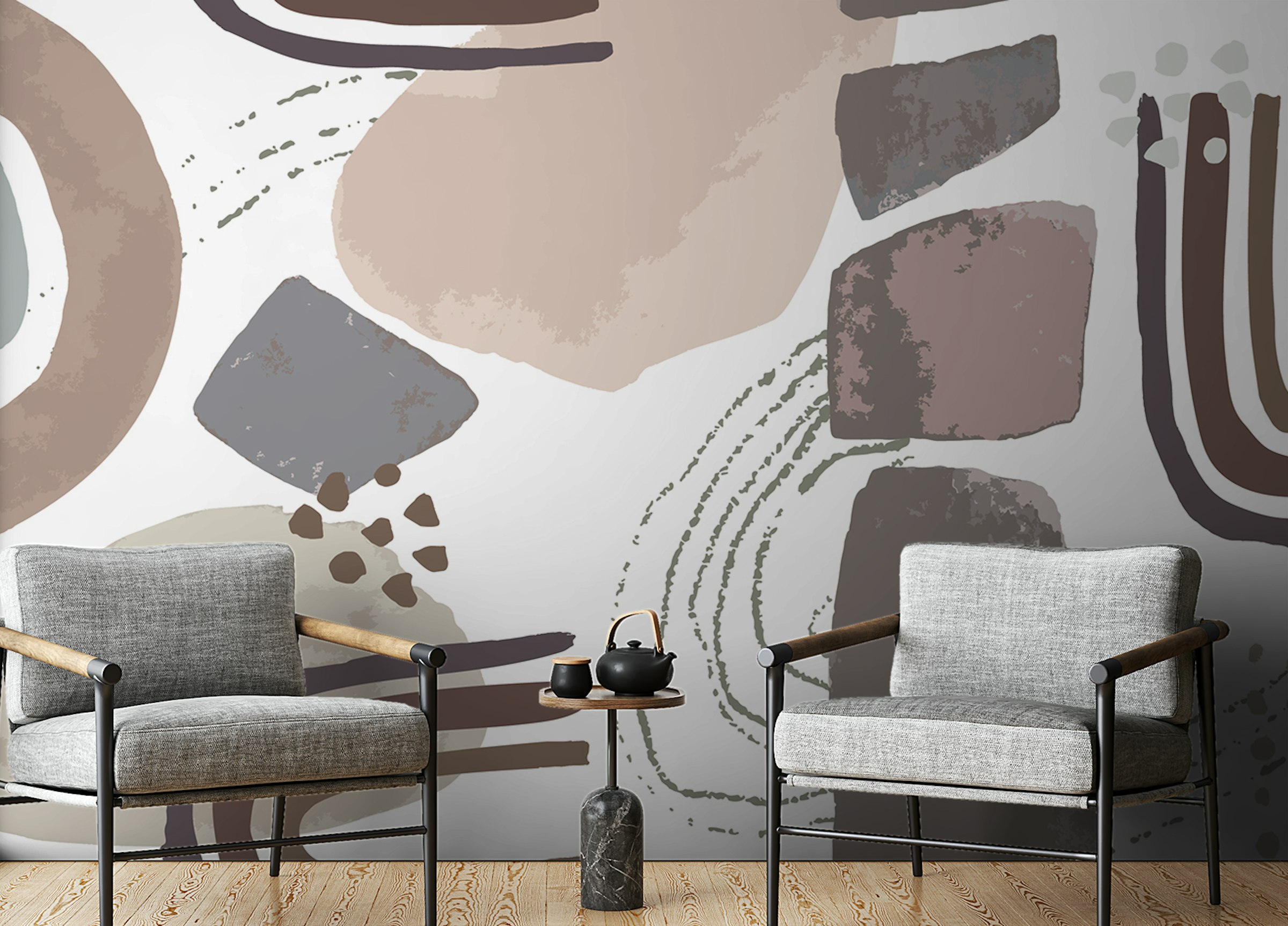 Peel and Stick Scandinavian Simplicity Wallpaper Murals