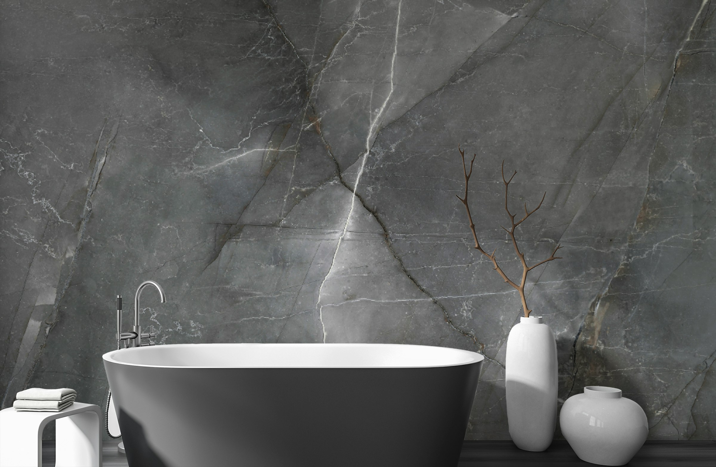 Peel and Stick Chic Marble Texture Wallpaper Mural
