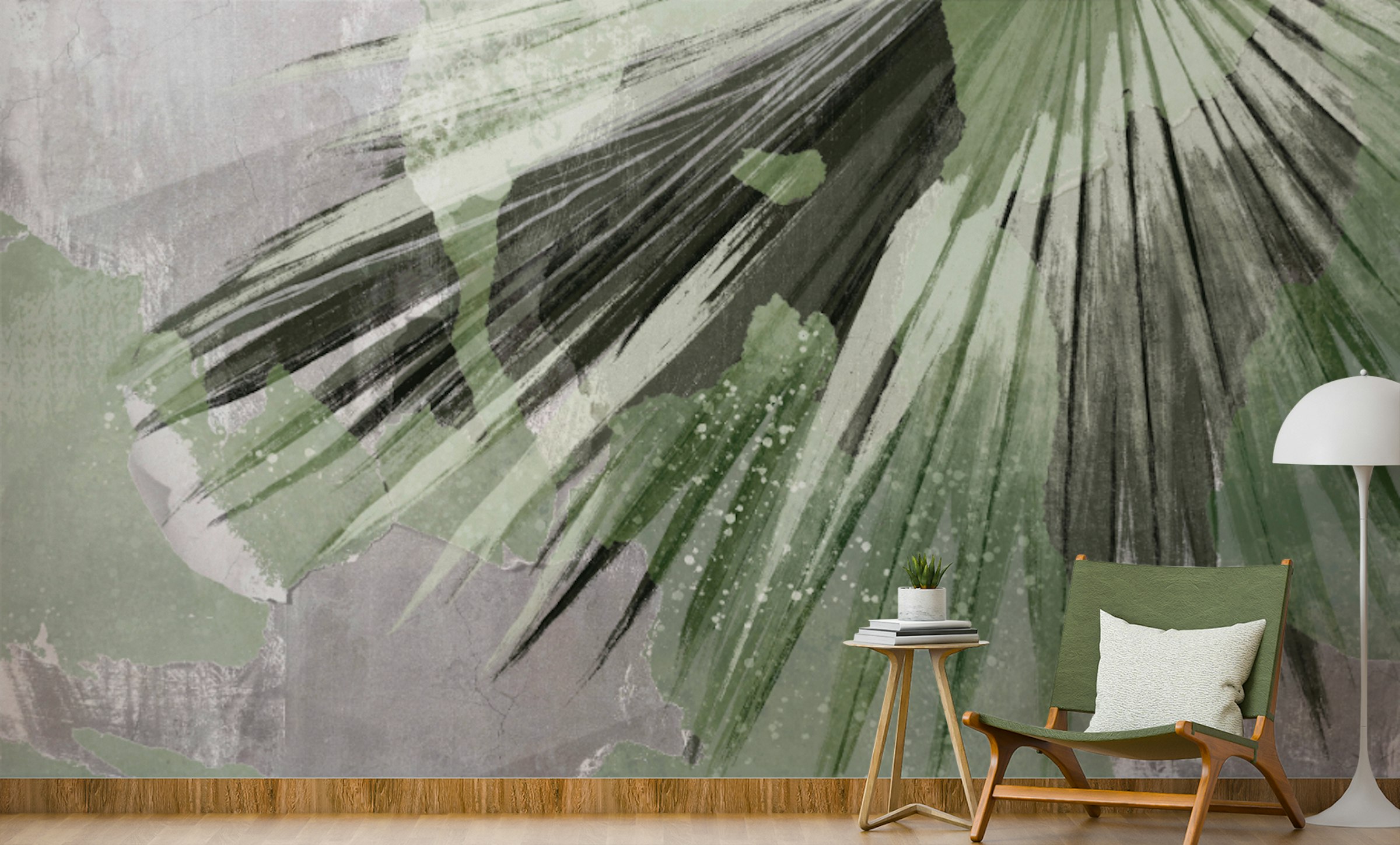 Peel and Stick Tropical Leaf Wallpaper Mural
