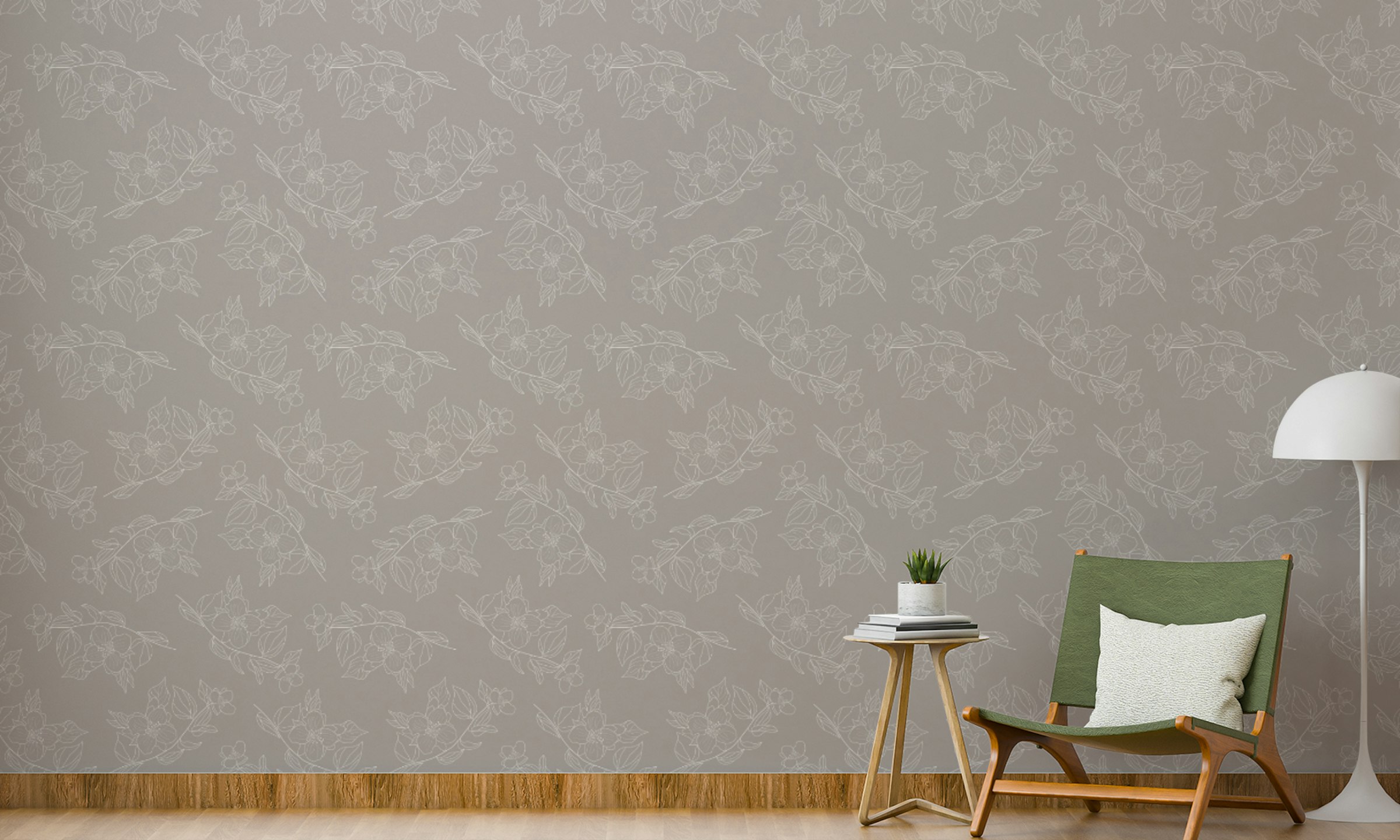 Peel and Stick Blossoming Jasmine Wallpaper Mural