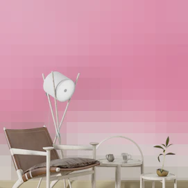 Romantic Watercolor Pink Shades Wallpaper Mural