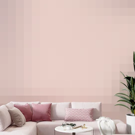 Soft Pink Deco Splendor Wallpaper