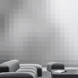Black and White Structural Elegance Murals