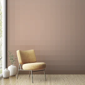 Pink Pastel Color Background Boho Repeat Pattern Wallpaper