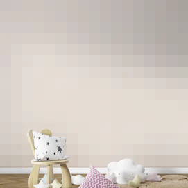 Polka Dots Brown Beige Rainbow Fox Kids Room Wallpaper